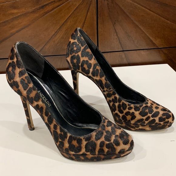 Enzo Angiolini Woman’s Leopard Print Heels Size 7.5 - Picture 1 of 13